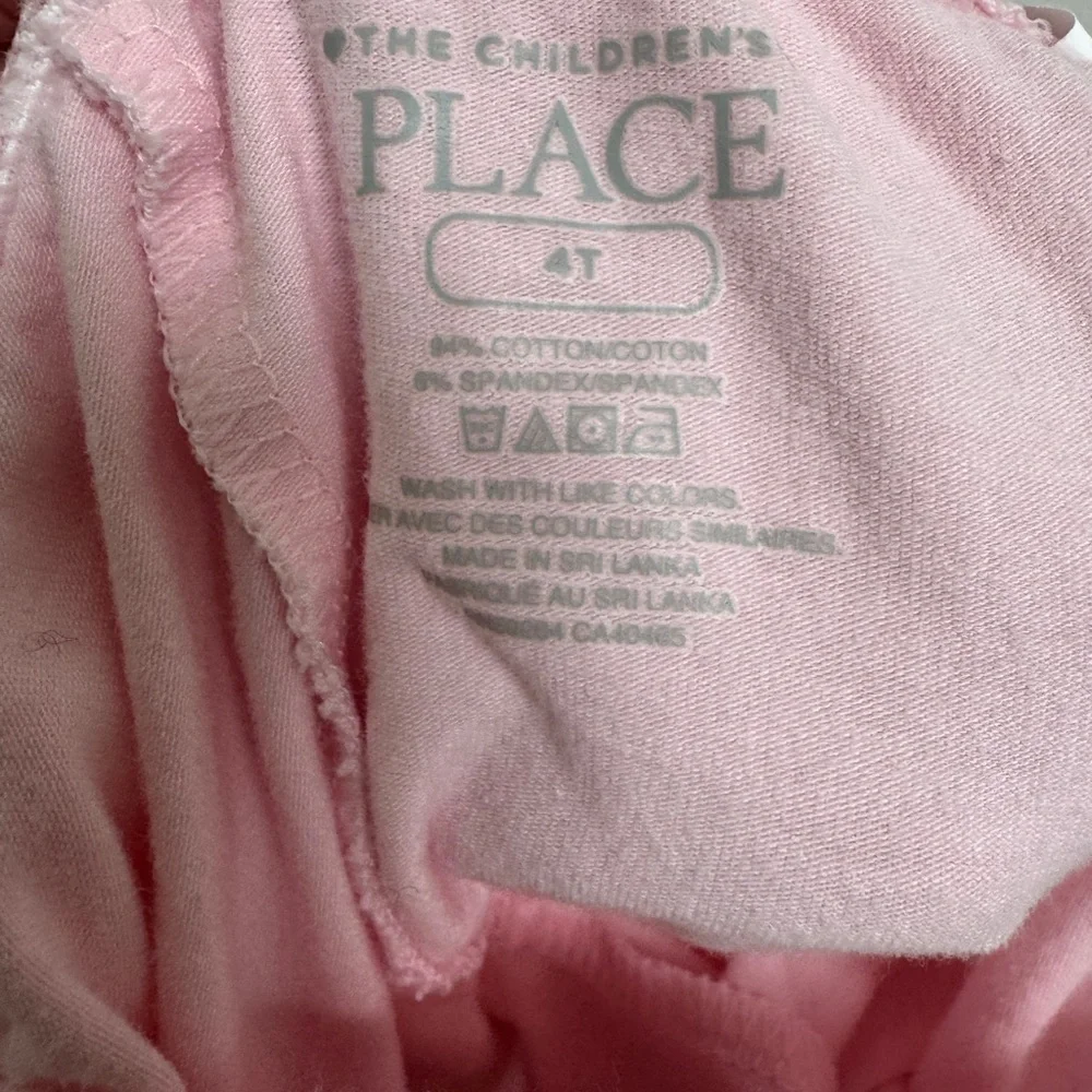 The Children's Place 4T Girls Light Pink Comfortable Stretch Leggings Pants